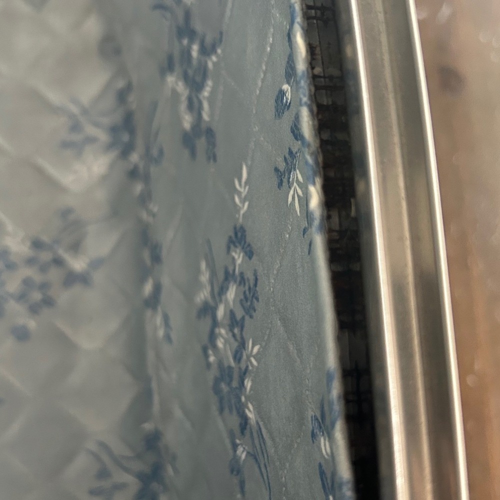 Vintage American Tourister Train Case Blue Hard Shell Floral Travel Luggage 60s - Picture 14 of 16